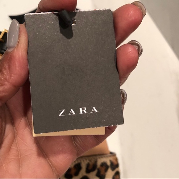 Zara Trafluc Leather Leopard Sandals - Picture 5 of 12